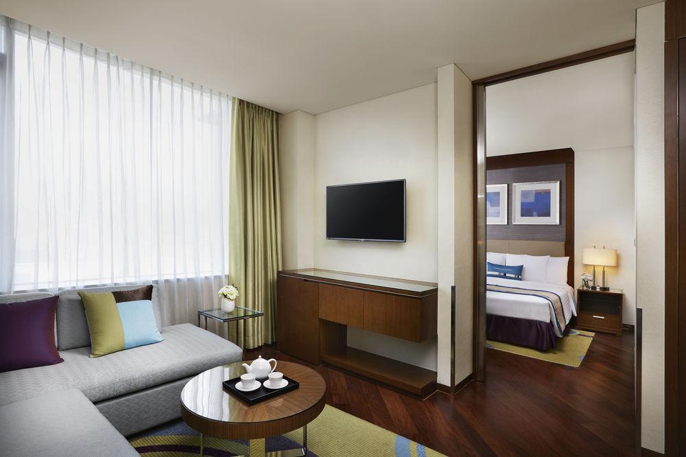 Courtyard By Marriott Seoul Times Square Hotell Exteriör bild