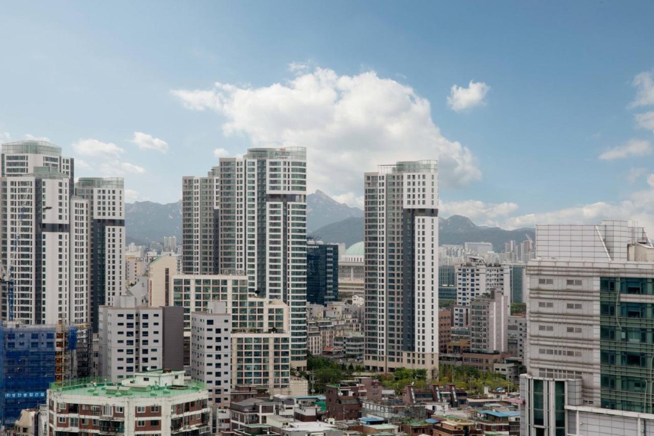 Courtyard By Marriott Seoul Times Square Hotell Exteriör bild